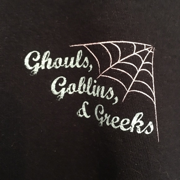 Sorority Greek Halloween 🎃 t-shirt LARGE EUC - Picture 2 of 5